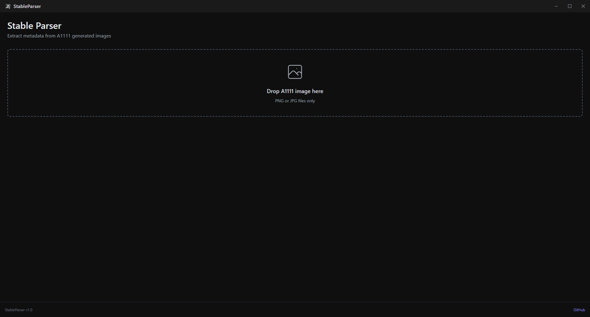 Stable Parser screenshot 1